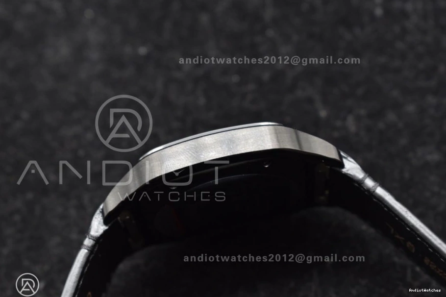 on Strap BVF Black 1046 Cartier MIYOTA de Black 1:1 Dial ZeroBulk Best 40mm Santos Edition Leather PVD 0415